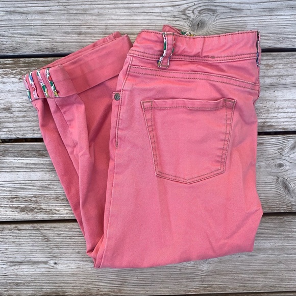 ⬇️ Mini Boden Pink and Floral Capri, Girls 12Y - Picture 2 of 3